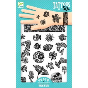 50 tatouages Polynésie / Djeco