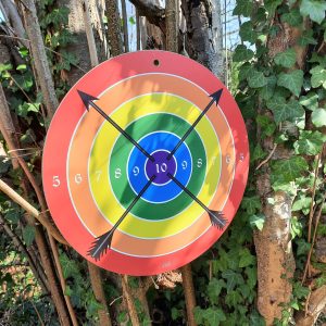 Cible ronde pour flèches avec ventouses, diam: 41cm / VAH