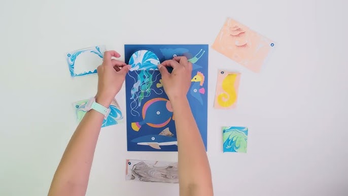 Papier marbré – Colorful / Djeco – Image 5