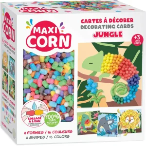 Cartes à décorer Jungle / Maxi Corn