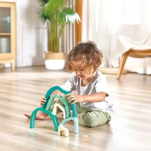 Arctic Polar Bear Stacking Blocks / Hape