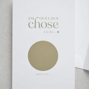 Carte annonce grossesse