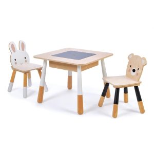 Table et 2 chaises forêt Tender Leaf