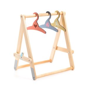Portant vêtements, 3 cintres / Pomea Djeco