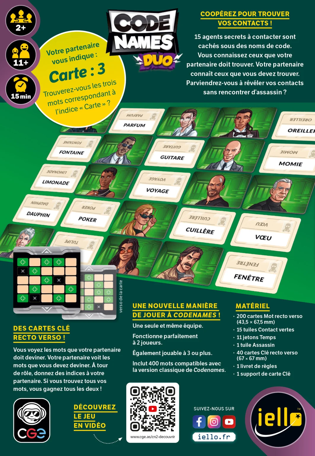Codenames Duo / Iello – Image 2