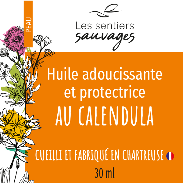 Huile adoucissante et protectrice au Calendula – Image 2