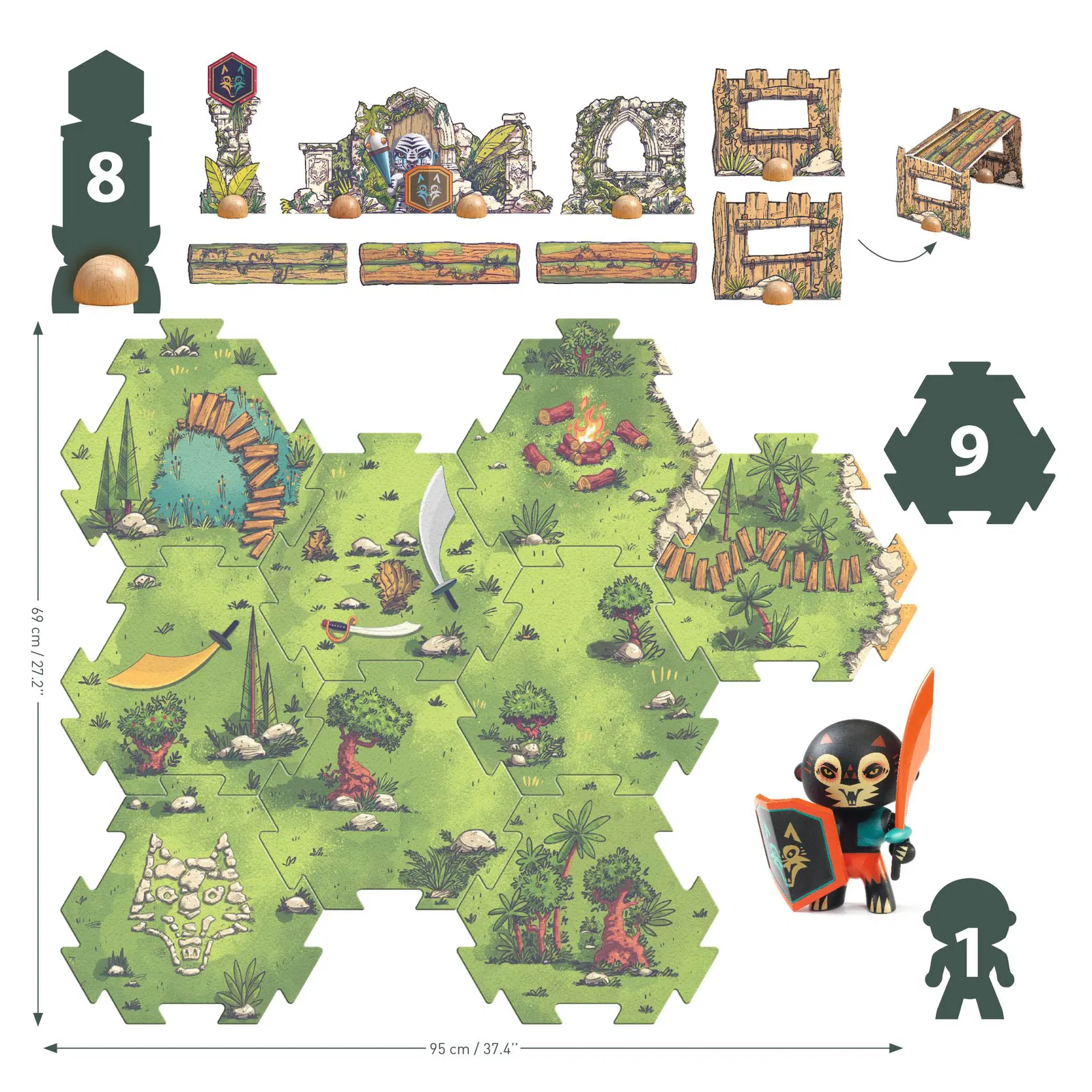 Puzzle’Up Voras Furious (Arty Toys) / Djeco – Image 2