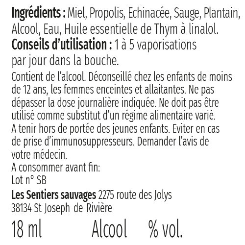 Spray buccal, plantes et propolis – Image 3