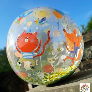 Ballon gonflable + billes / Djeco