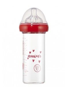 Biberon en verre Amour