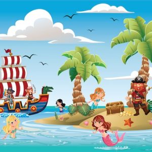 Chasse au trésor des Pirates & Sirènes (8+ ans)