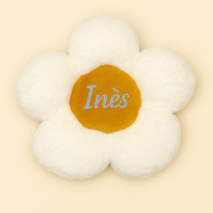 Coussin en forme de fleur personnalisable