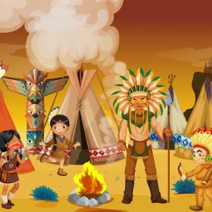 Les indiens et le calumet de la paix (6-7 ans)
